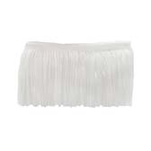 Vágott végű rojt 10 cm hosszú - WHITE (fehér)